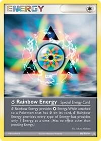 Delta Rainbow Energy trading card from Holon Phantoms Delta Rainbow Energy - Holon Phantoms Pokémon trading card
