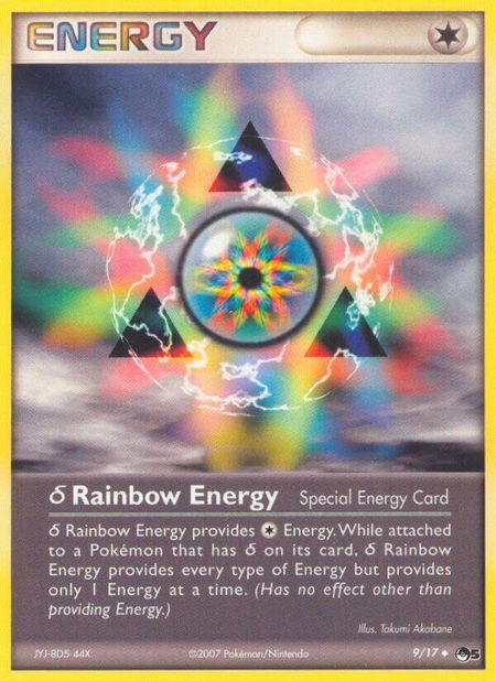 Delta Rainbow Energy - POP Series 5 Pokémon trading card