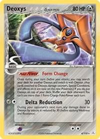 Deoxys (Delta Species - Defense Forme) trading card from Holon Phantoms Deoxys (Delta Species - Defense Forme) - Holon Phantoms Pokémon trading card