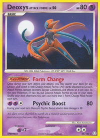 Deoxys Attack Forme - Legends Awakened (LA) #24/146 - Rare Pokémon Trading Card