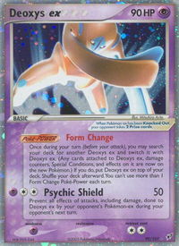Deoxys ex (Defense Forme) - Deoxys (DX) #99/107 - Ultra Rare Pokémon Trading Card
