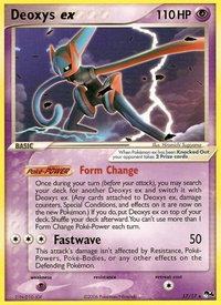 Deoxys ex - POP Series 4 (POP) #017/017 - Ultra Rare Pokémon Trading Card