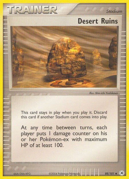 Desert Ruins - Hidden Legends Pokémon trading card