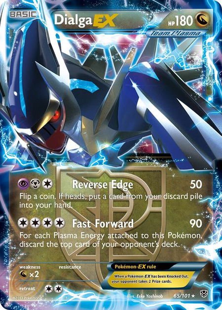 Dialga EX (Team Plasma) - Plasma Blast Pokémon trading card