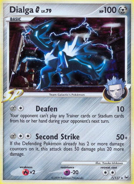 Dialga G - Platinum Pokémon trading card