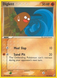 Diglett - Crystal Guardians (CG) #50/100 - Common Pokémon Trading Card