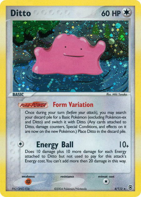 Ditto - FireRed & LeafGreen Pokémon trading card