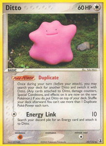 Ditto - Delta Species (DS) #35/113 - Uncommon Pokémon Trading Card