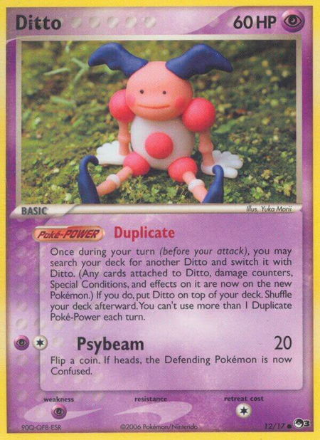Ditto - POP Series 3 Pokémon trading card