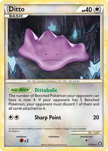 Ditto - Triumphant (TM) #17/102 - Rare Pokémon Trading Card