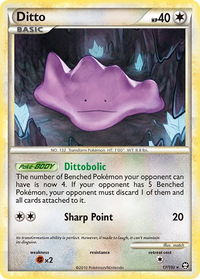 Ditto - Triumphant (TM) #17/102 - Rare Pokémon Trading Card