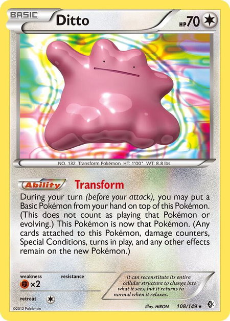 Ditto - Boundaries Crossed Pokémon trading card