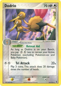 Dodrio - FireRed & LeafGreen (RG) #21/112 - Rare Pokémon Trading Card