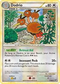 Dodrio - Undaunted (UD) #11/90 - Rare Pokémon Trading Card