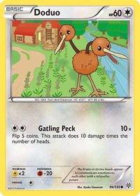 Doduo - Plasma Storm (PLS) #99/135 - Common Pokémon Trading Card
