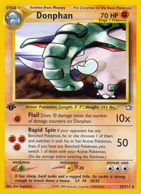 Donphan - Neo Genesis (N1) #021/111 - Rare Pokémon Trading Card