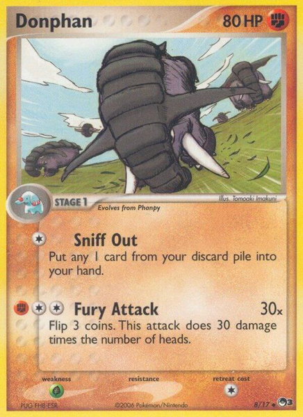 Donphan - POP Series 3 Pokémon trading card