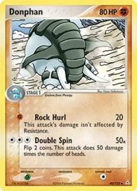 Donphan trading card from Holon Phantoms Donphan - Holon Phantoms Pokémon trading card