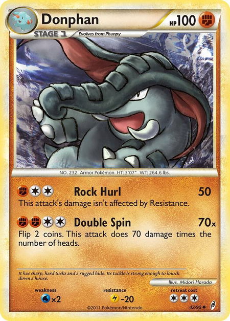 Donphan - Call of Legends Pokémon trading card