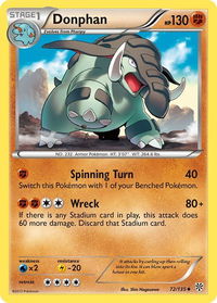 Donphan - Plasma Storm (PLS) #72/135 - Uncommon Pokémon Trading Card