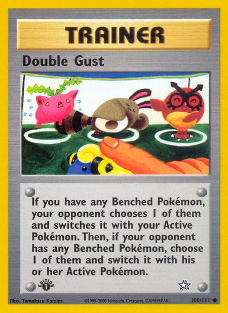 Double Gust - Neo Genesis Pokémon trading card