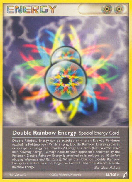 Double Rainbow Energy - Crystal Guardians Pokémon trading card