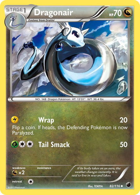 Dragonair - Plasma Freeze Pokémon trading card