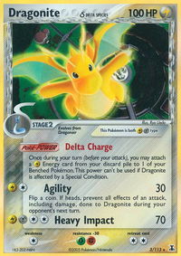 Dragonite (Delta Species) - Delta Species (DS) #3/113 - Holo Rare Pokémon Trading Card