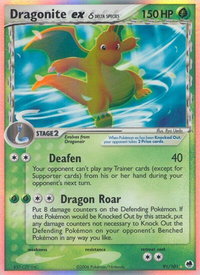 Dragonite ex (Delta Species) - Dragon Frontiers (DF) #91/101 - Ultra Rare Pokémon Trading Card