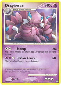 Drapion - Diamond and Pearl (DP) #23/130 - Rare Pokémon Trading Card