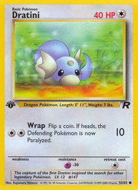 Dratini - Team Rocket (TR) #53/82 - Common Pokémon Trading Card