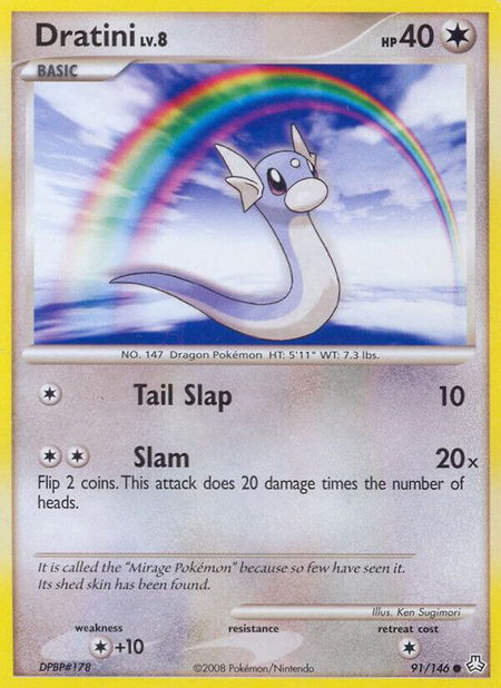 Dratini - Legends Awakened Pokémon trading card