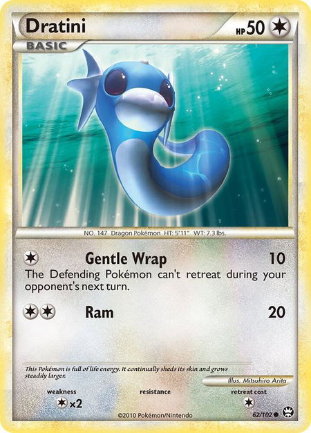 Dratini - Triumphant Pokémon trading card