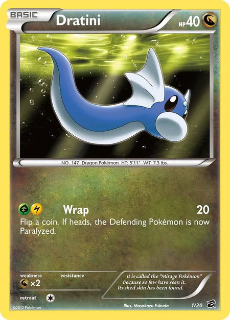 Dratini (1) - Dragon Vault Pokémon trading card