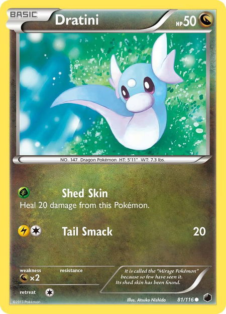 Dratini - Plasma Freeze Pokémon trading card