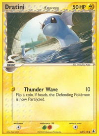 Dratini - 066/113 (Delta Species) - Delta Species (DS) #66/113 - Common Pokémon Trading Card