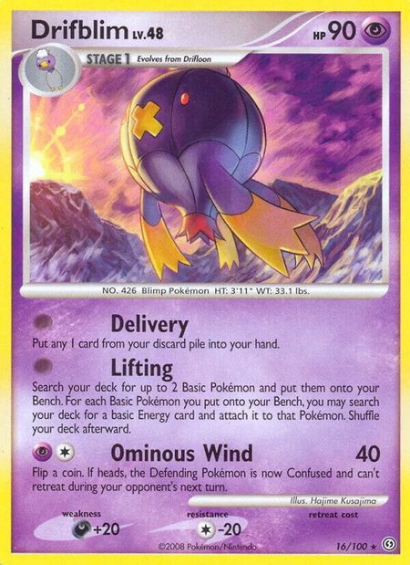 Drifblim - Stormfront Pokémon trading card