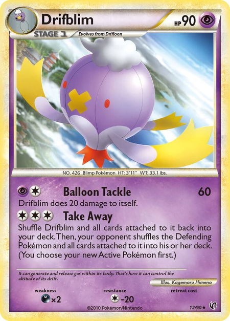Drifblim - Undaunted Pokémon trading card