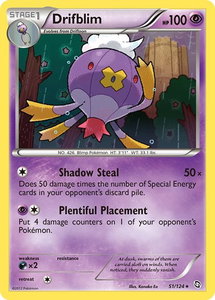 Drifblim - Dragons Exalted (DRX) #51/124 - Rare Pokémon Trading Card
