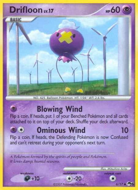 Drifloon - POP Series 6 Pokémon trading card