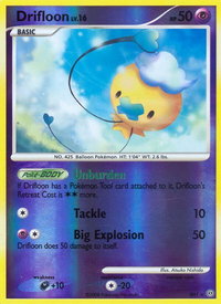 Drifloon (Shiny) - Stormfront (SF) #SH1 - Holo Rare Pokémon Trading Card