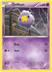 Drifloon (50) - Dragons Exalted (DRX) #50/124 - Common Pokémon Trading Card