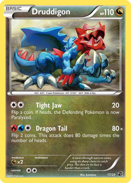 Druddigon - Dragon Vault Pokémon trading card