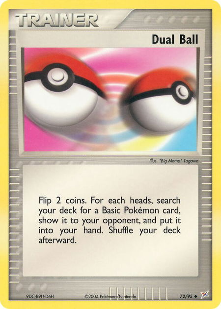 Dual Ball - Team Magma vs Team Aqua Pokémon trading card