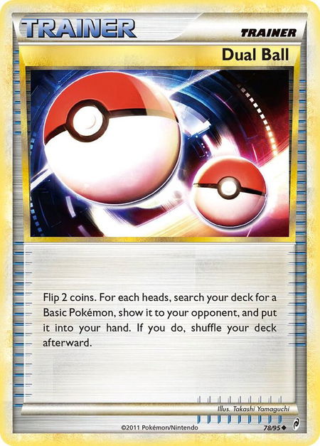 Dual Ball trading card from Call of Legends Dual Ball - Call of Legends Pokémon trading card
