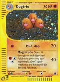 Dugtrio (10) - Expedition Pokémon trading card