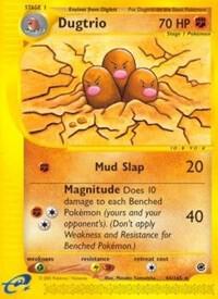 Dugtrio (44) - Expedition Pokémon trading card
