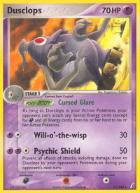 Dusclops - Crystal Guardians (CG) #17/100 - Rare Pokémon Trading Card
