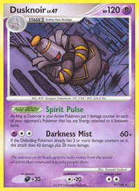 Dusknoir (17) - Stormfront (SF) #17/100 - Rare Pokémon Trading Card