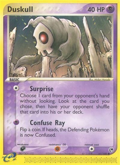 Duskull - 61/100 - Sandstorm Pokémon trading card